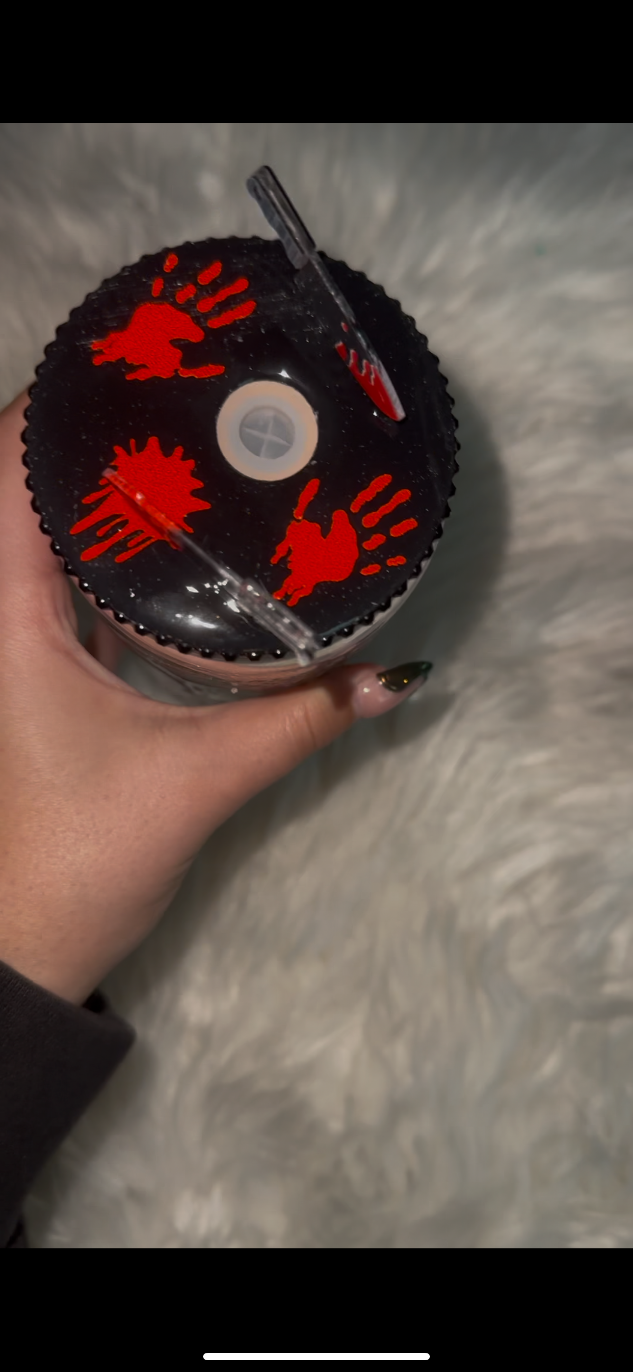 Horror 16oz Glass can