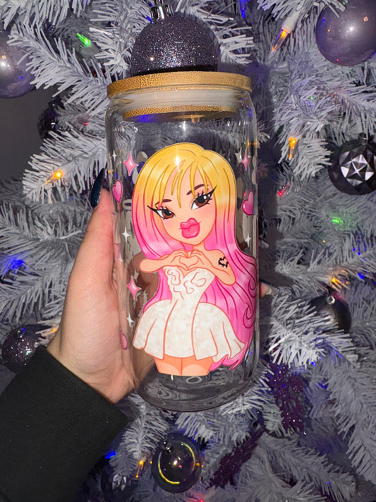 Karol 16oz glass can