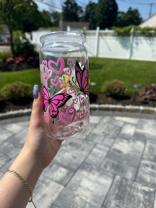 Butterfly Acrylic 16oz