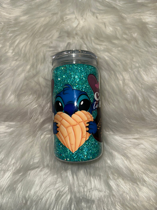 Rhinestone filled cup