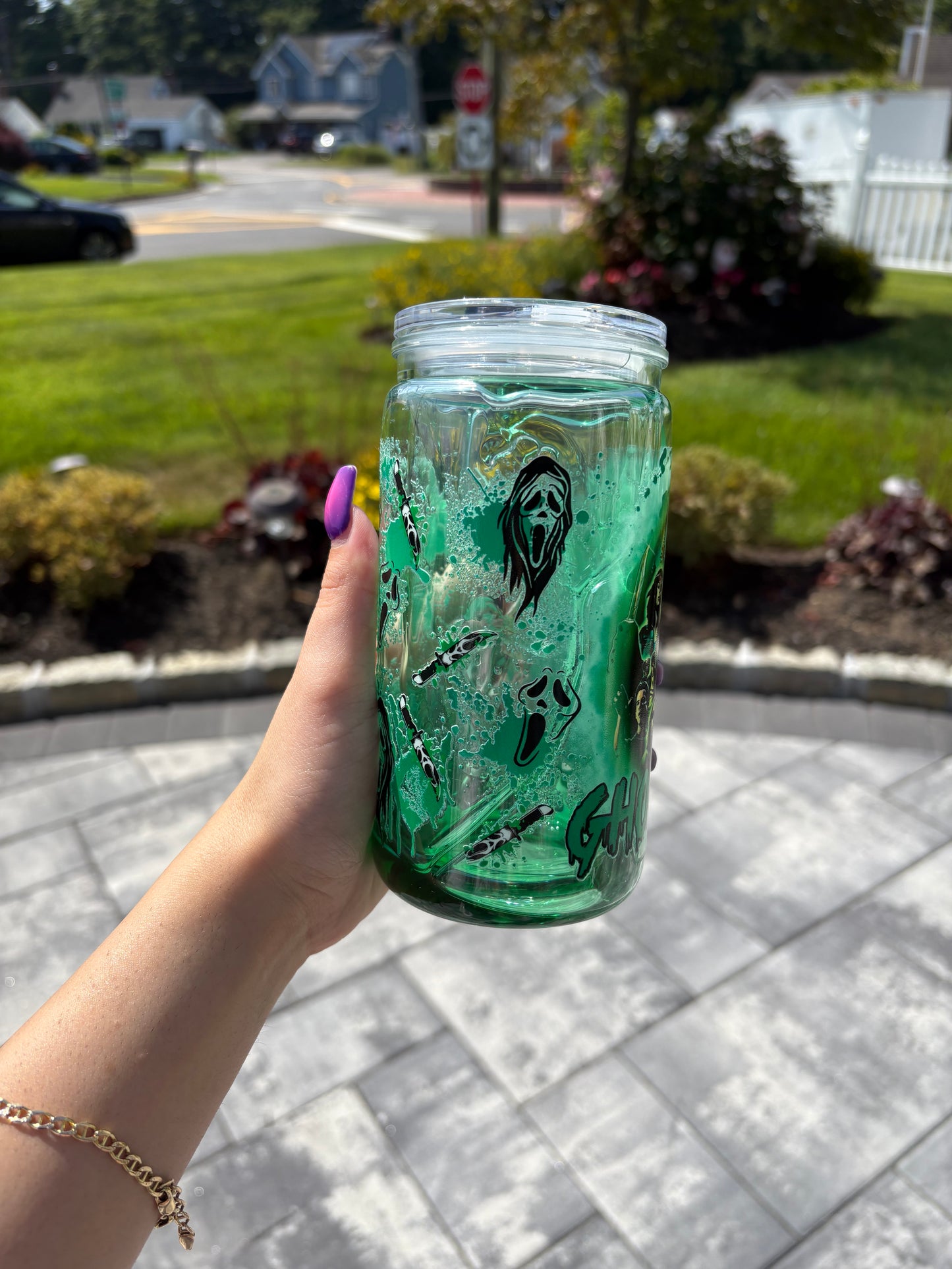 16oz acrylic honey drip