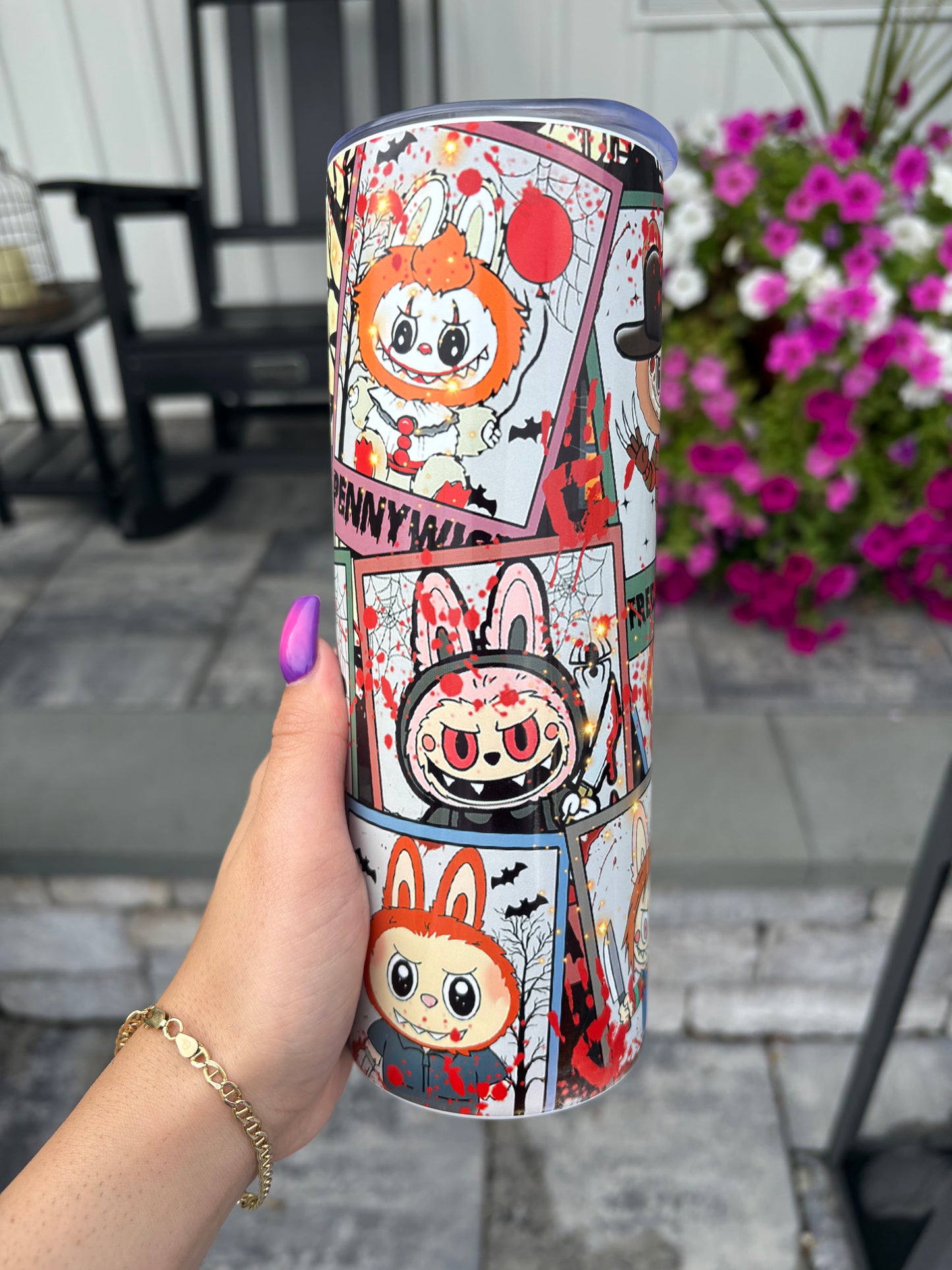Labubu Horror 20oz Tumbler