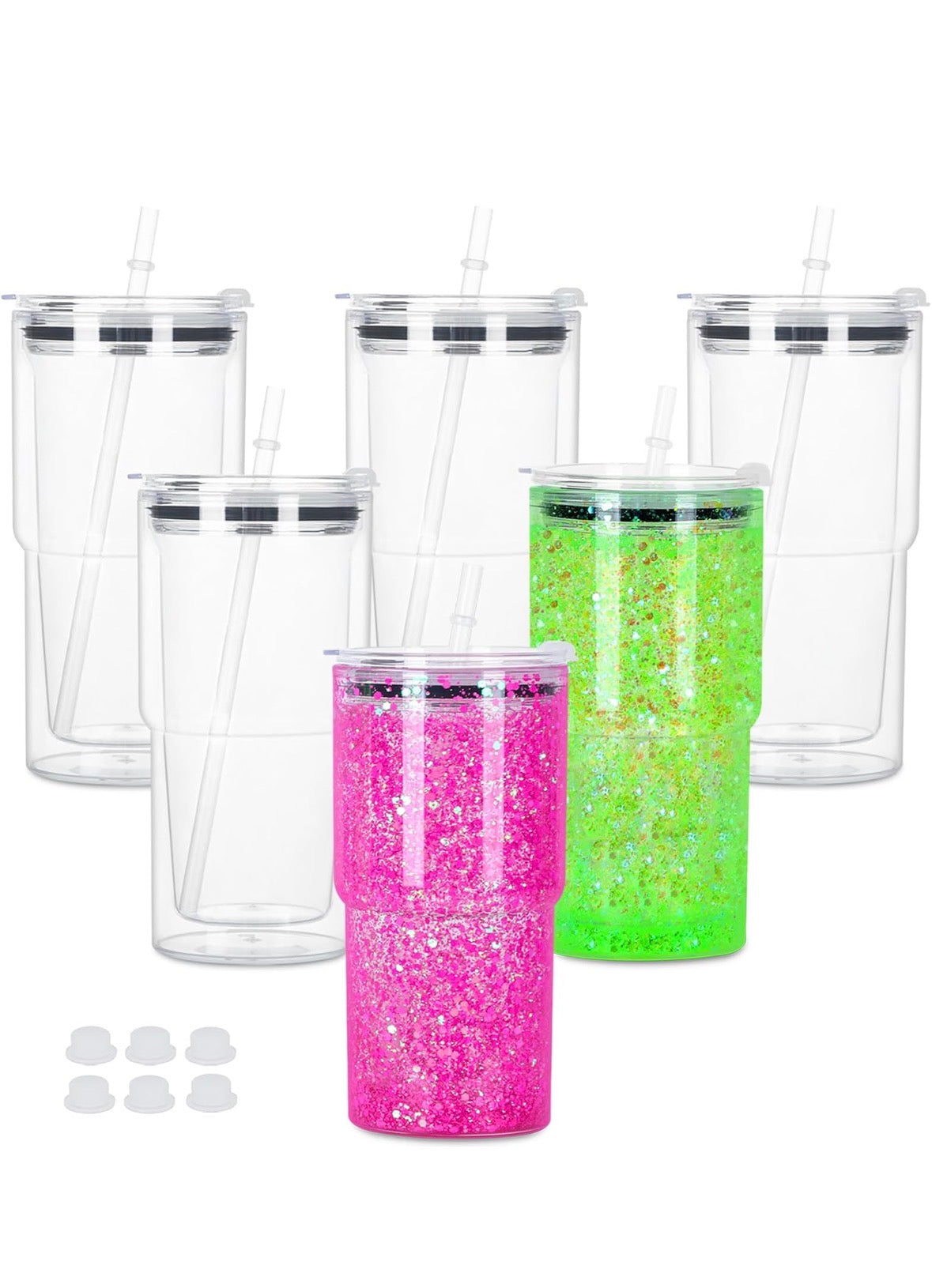 18oz acrylic snow globe