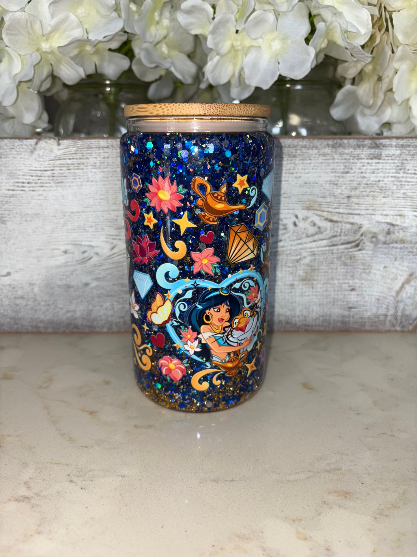 16oz glass snowglobe