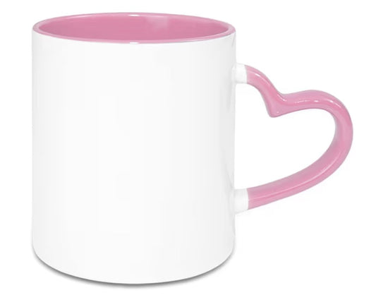 Heart handle mug - sublimation